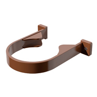 Хомут трубы ПВХ VERAT коричневый