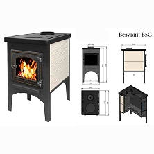 Печь отопительная Везувий В5