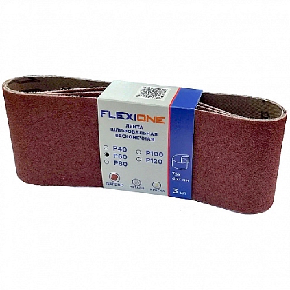 Лента 75*457мм Р80 Flexione (Распродажа) - №1