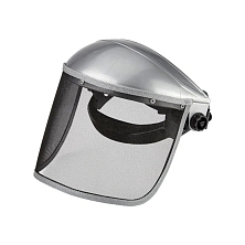 Щиток защитный лицевой с реечным механизмом, экран стальная сетка