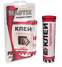 Холодная сварка "Клей универс.ТЕРМОСТОЙКИЙ MASTIX" 55гр. в тубе (Распродажа)