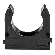 Держатель для труб (клипса) d16мм пластик черн. Ruvinil К01116Ч