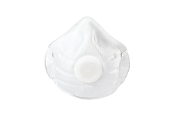 Полумаска коническая фильтрующая FFP2 с клапаном выхода