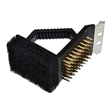 Щетка для чистки гриля со скребком (Распродажа)