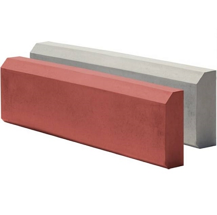 Бордюр тротуарный 500*200*30, серый - №1