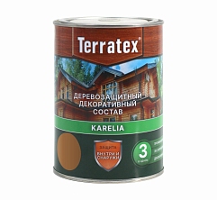 Деревозащитный состав Terratex KARELIA ОРЕХ 1л