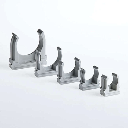 Держатель для труб (клипса) d20мм пластик Ruvinil К01120 - №1