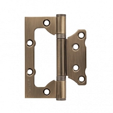 Петля без врезки 100*75*2,5 В2 MB матовая бронза (пара)