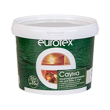 Лак для бань и саун Eurotex Сауна шелковисто-матовый 2,5кг