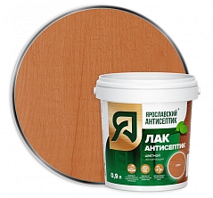 Ярославский  Лак-антисептик для древесины ОРЕХ 0,9л