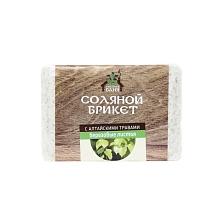 Соляной брикет "Соляная баня с Алтайскими травами "БЕРЕЗОВЫЙ ЛИСТ", 1,35кг (Распродажа)
