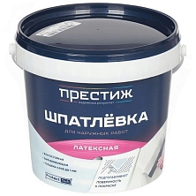 Шпатлевка латексная БЕЛАЯ 3кг Престиж (Распродажа)