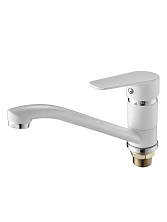 Смеситель для кухни однорычажный белый (А5403-С) с/г Ammore(D-Lin)