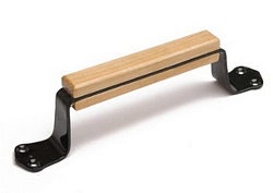Ручка-скоба деревянная РС-140 Пл плоская двойная планка