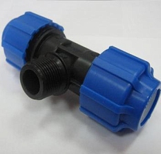 Тройник нар/рез 25х3/4х25 ПЭ