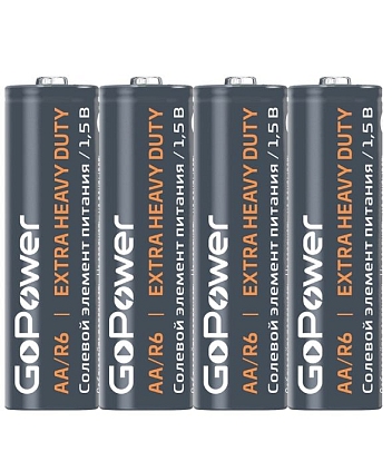 Батарейка GoPower R6 1,5v Солевая - №1