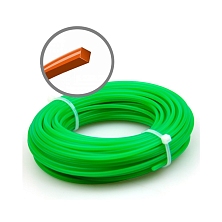 Леска для триммера 1,3мм 15м профиль-квадрат