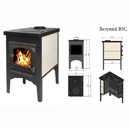 Печь отопительная Везувий В5 - №1