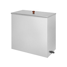 Бак нерж.  80л (Прямоуг.) (AISI 439) (плоское дно, 1 штуцер "1/2")