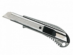 Нож (выдвижное лезвие 9 мм) стальной корпус Model 217 (Распродажа)