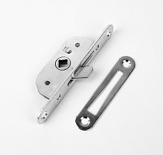 Завертка врезная 3Р 2-2 с планкой (цинк)