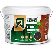 Ярославский  Лак-антисептик для древесины ПАЛИСАНДР 9л