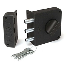 Замок накладной Зенит ЗН 1-3-3 (медь) (тип Форт)