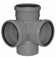 Крестовина двухплоскостная д= 110/110/110 угол 90 Россия