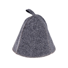 Колпак без рисунка (серый/белый)