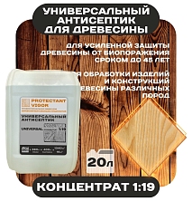 Антисептик универсальный грунтовка концентрат 1:19 Protectant Vigor Universal 20л