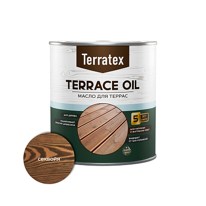 Масло для террас Terratex СЕКВОЙЯ 0,75л (Распродажа) - №1