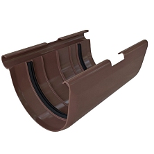 Муфта желоба (У) ПВХ - кор.