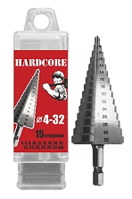 Сверло по металлу шаговое 4-32мм (15ступ.)