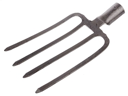 Вилы садово-огородные 4-х рогие рельсовая сталь