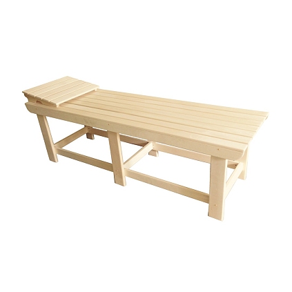 Лежак с подголовником - №1