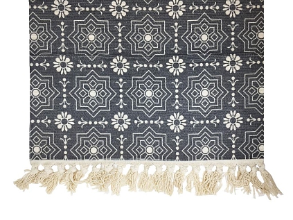Коврик х/б с кистями 60*90см - №1