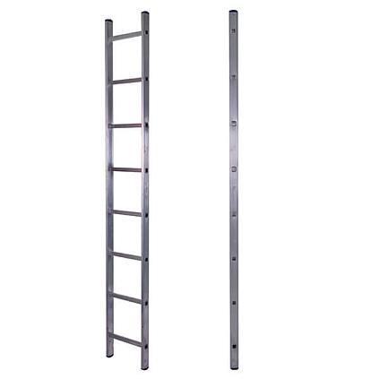 Лестница односекционная приставная 08 ступеней - №1