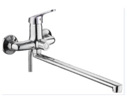 Смеситель для ванны однорычажный, излив 30см (D146309-2) D-Lin