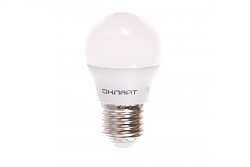 Лампа светодиодная LED 6вт E27 белый матовый шар ОНЛАЙТ