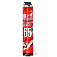 Пена монтажная KOLT 65 TURBO профессиональная всесезонная 950гр