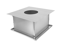 ППУ Оц+Нерж (AISI 430/0,5мм) разборное д.185