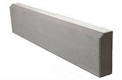 Бордюр тротуарный 500*200*50, серый