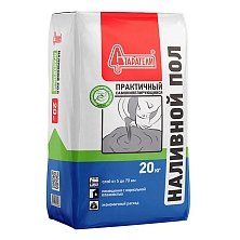 Наливной пол Старатели практичный гипсовый 20кг