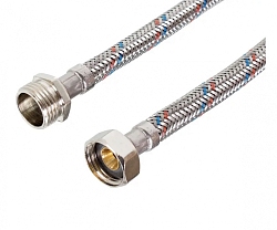 Подводка д/воды  0,8м 1/2" гш нерж