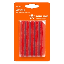 Жгуты для ремонта б/к шин 10 шт. армированные, в блистере (D6 мм)