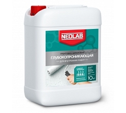 Грунтовка акриловая глубокопроникающая для внутренних работ Neolab 10кг