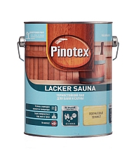 Лак для бань и саун Pinotex Lacker Sauna 20 п/мат 2.7л Распродажа