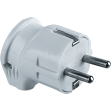 Вилка Navigator 61 362 NCA-PL04-16A-E-WH угловая с заземлением белая 61362 Navigator Group