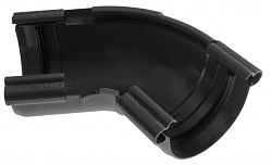 Угол желоба 120-145° ПВХ - графит