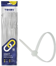 Хомут кабельный нейлоновый бел. 4.8х200 (уп.100шт) TOKOV ELECTRIC TKE-HNS-4.8-200-W/100